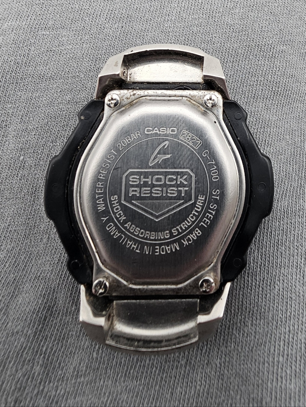 Casio G-shock G-7100 Watch with Black Straps For Parts - Picture 6 of 9
